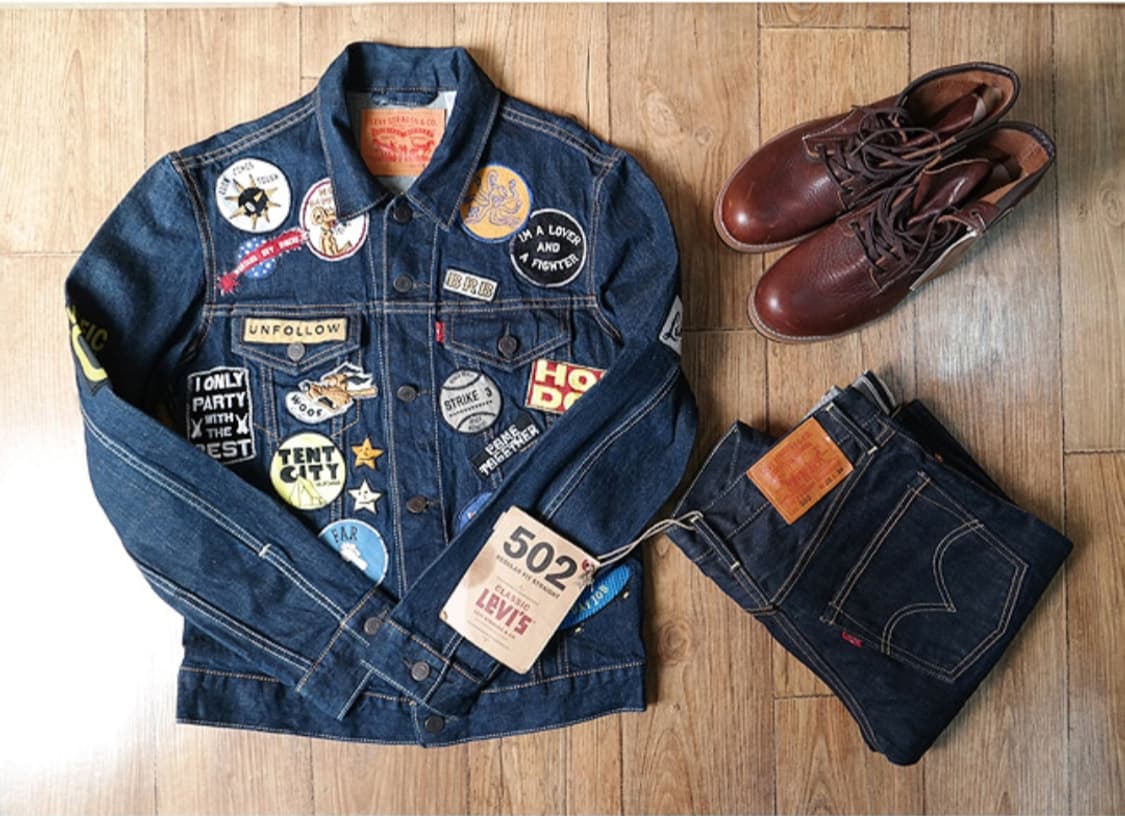 Levis 리바이스 72333-0035 데님자켓 후루츠패밀리