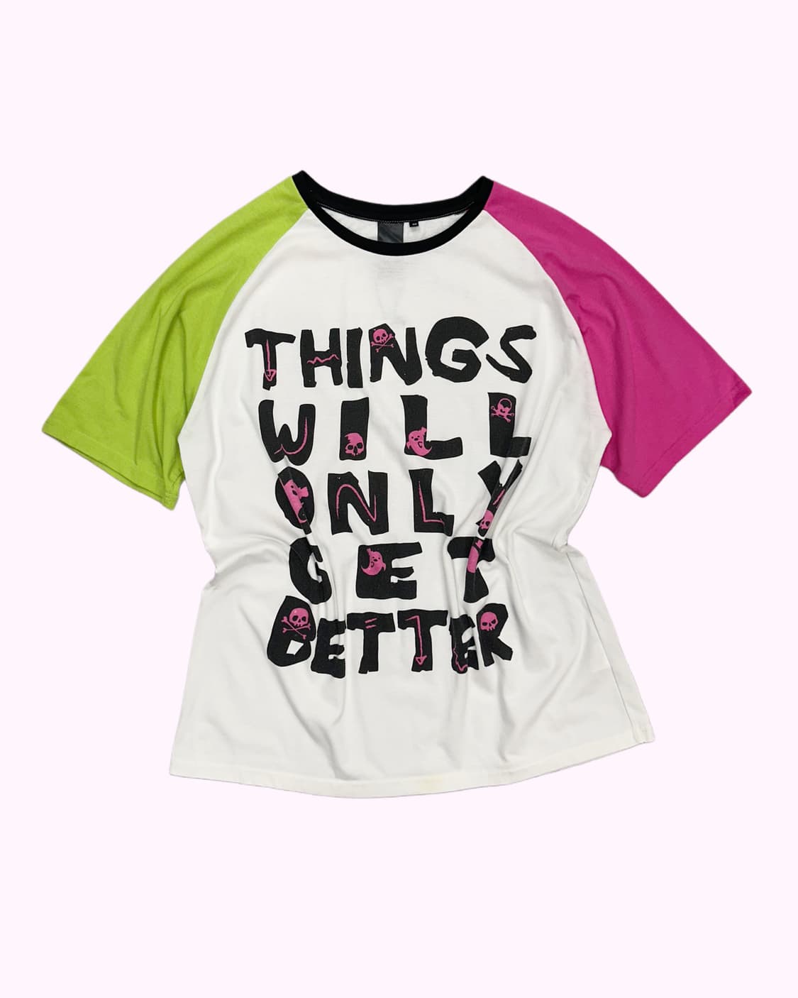 kitsch lettering raglan t-shirt 상품이미지1