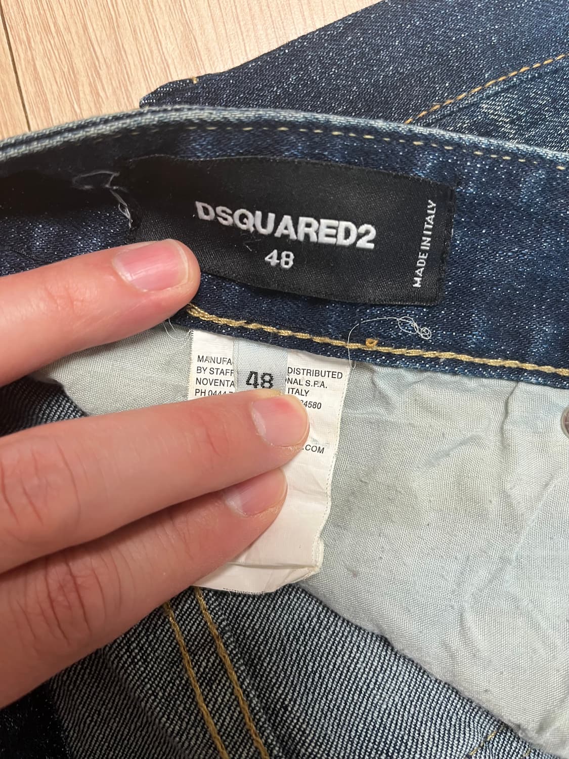 디스퀘어드2 남성 데미지 워싱 청바지 48(31-32인치) 정품 상품이미지6
