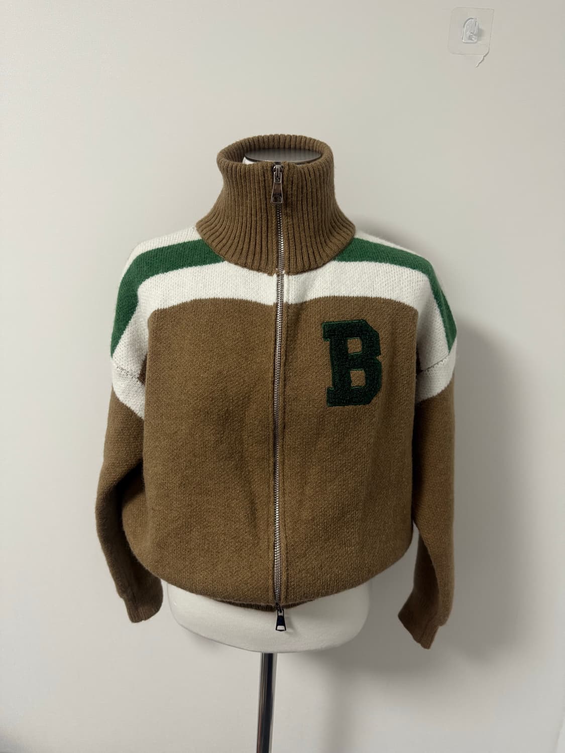 갈색 니트집업  상품이미지4