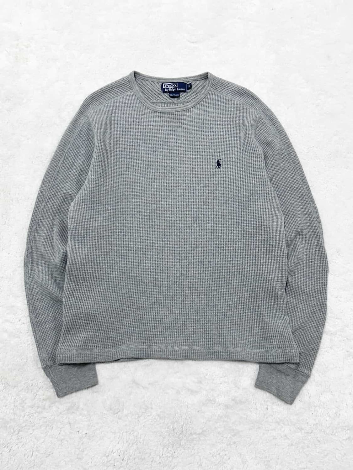 폴로 그레이 와플 롱슬리브 상품이미지5