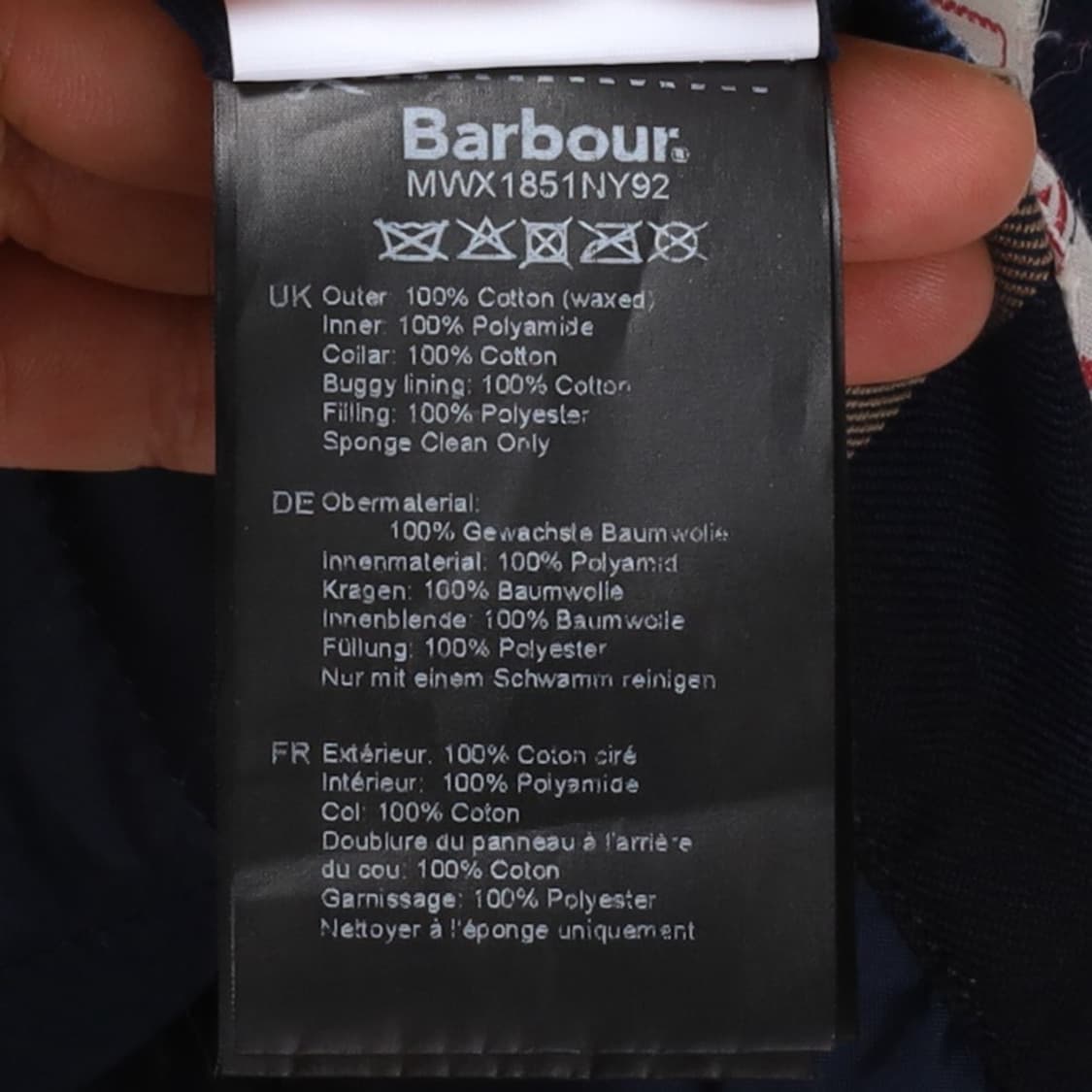 바버 Barbour Wax Harrington Jacket 
 상품이미지10