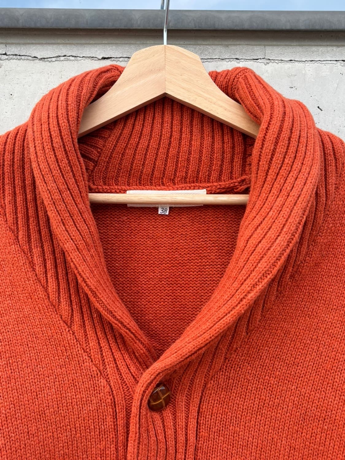 Simplicite Plus Orange Knit Cardigan 상품이미지3