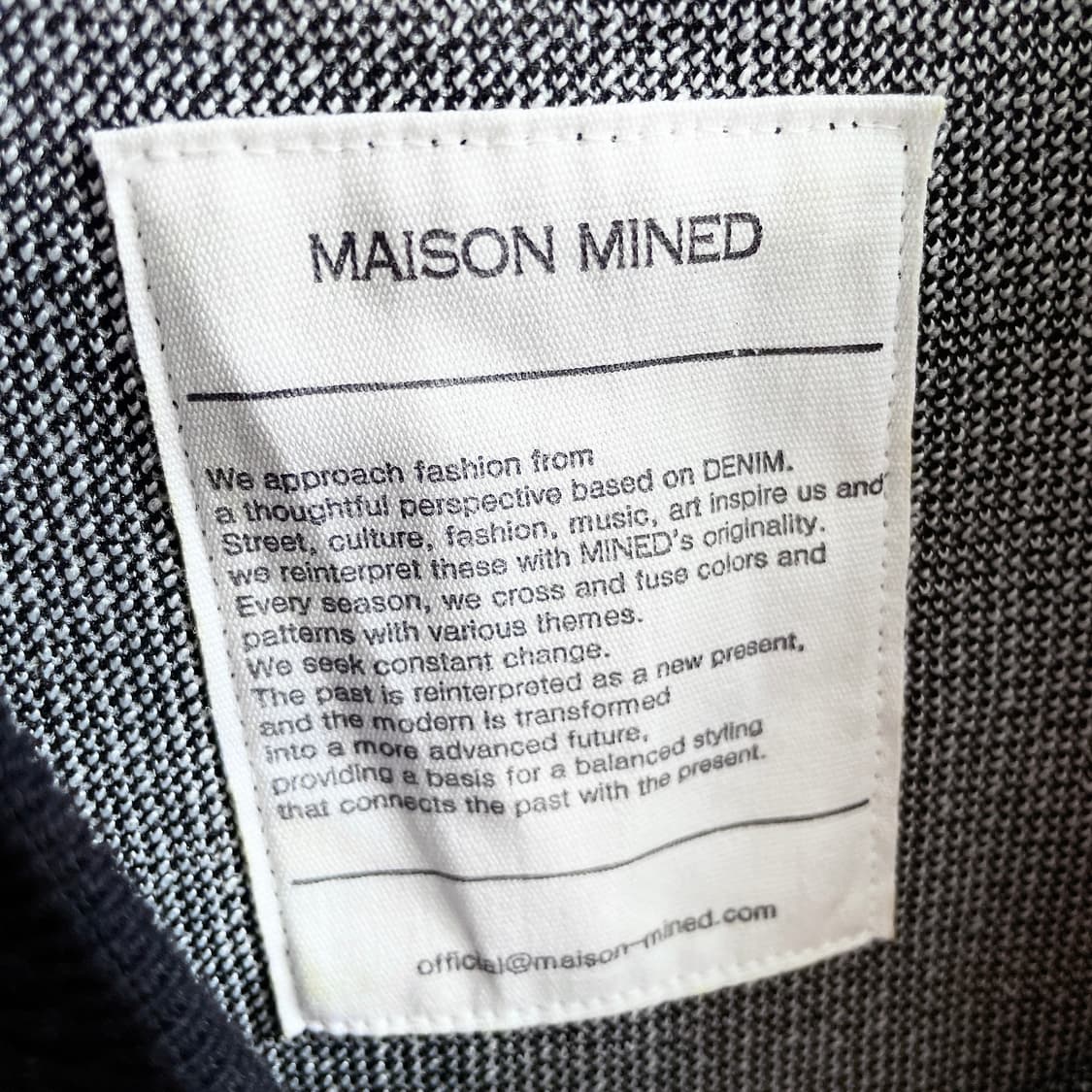 메종미네드 믹스드 부클 니트 롱 슬리브 상품이미지8