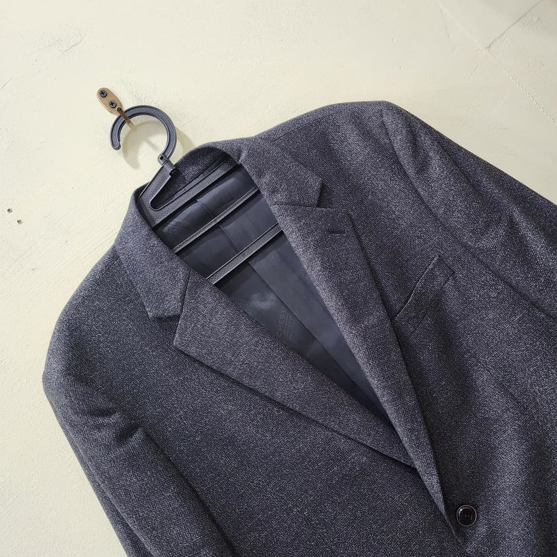 [105] CHESTER 캐시미어 블렌드 수트 셋업 (차콜 네이비) 상품이미지2