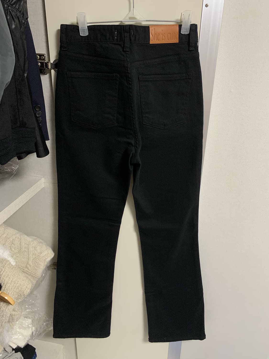 쉬이즈큐트 안나 진 2사이즈 일괄 안나슬릿진(매물템)/안나블랙진(새상품) 상품이미지4