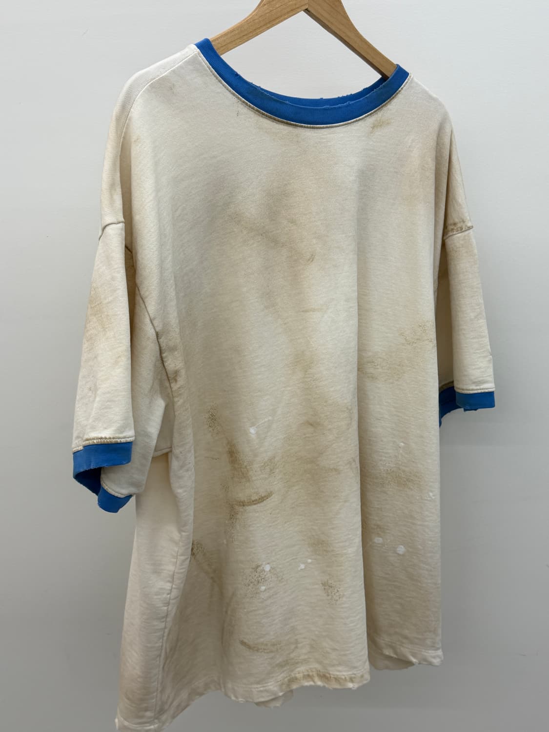 홈리스 디스트레스 링거 티 블루2(새상품) 상품이미지1