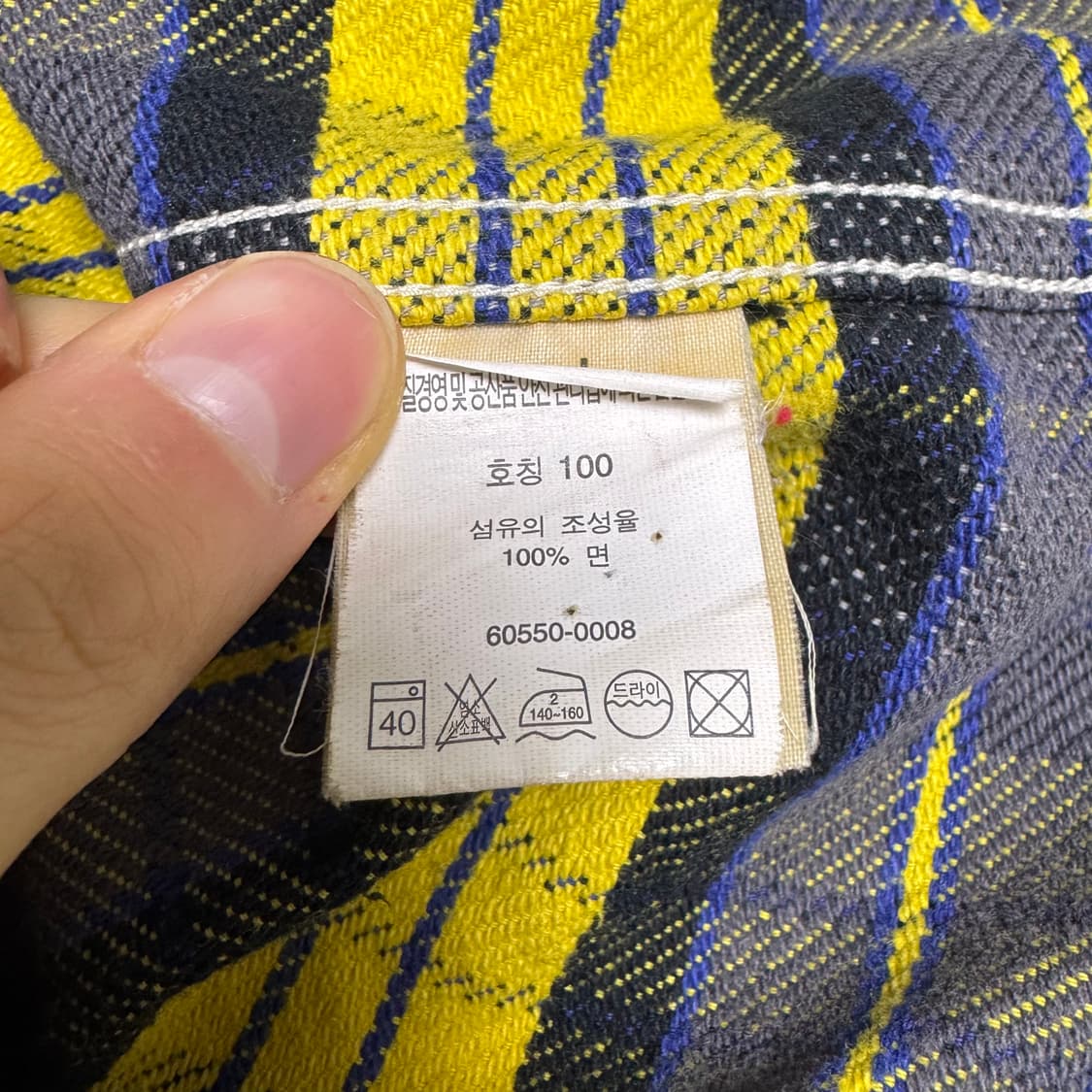 리바이스 파머스 타탄 체크 플란넬 셔츠 100 상품이미지4