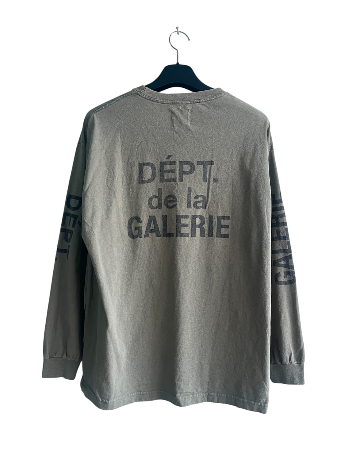 [L] 갤러리 디파트먼트 프렌치로고 롱슬리브 카키 상품이미지1