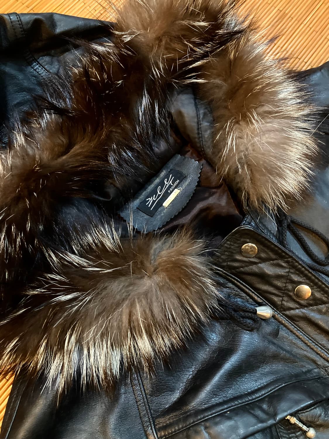 vtg 레더 야상 상품이미지2