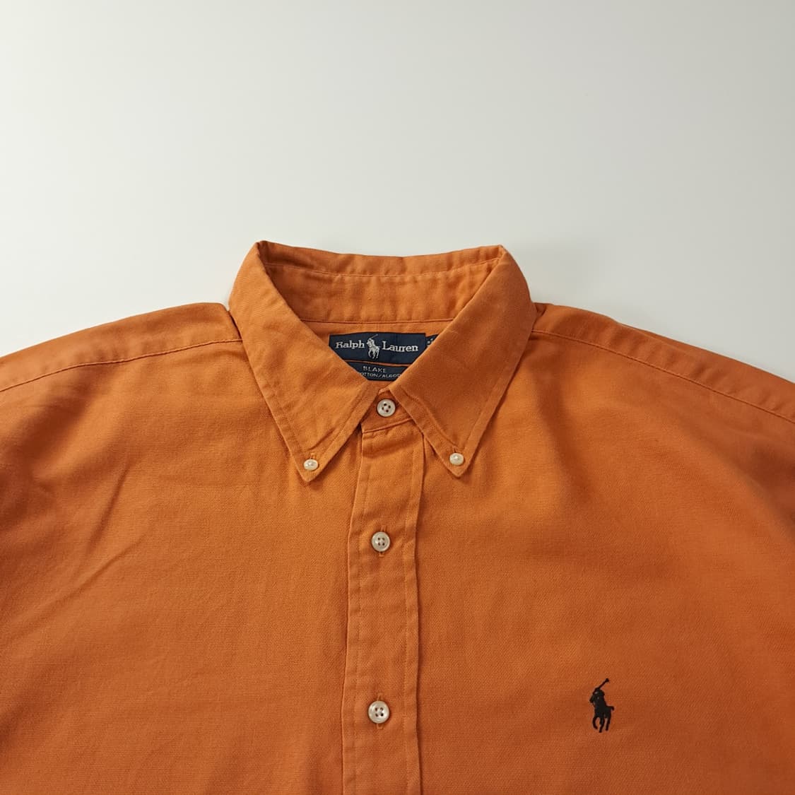 CK785 2XL 폴로 90s 블레이크 코퍼 오렌지 반팔 셔츠 남방 상품이미지2