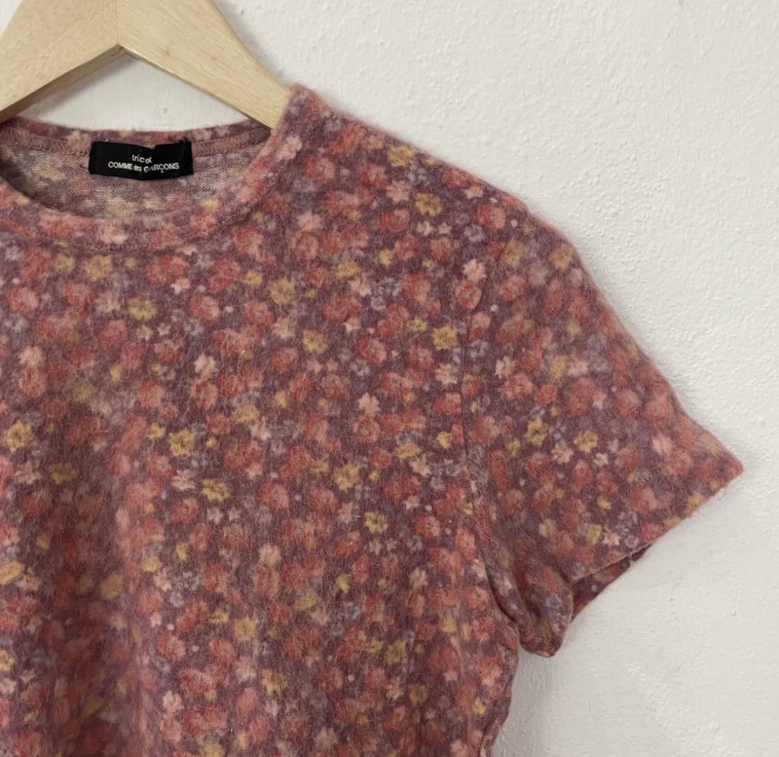 꼼데가르송 울 반팔티 상품이미지2