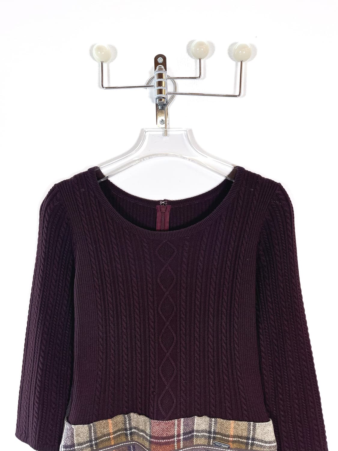 꾸레쥬 울 니트 원피스 상품이미지2