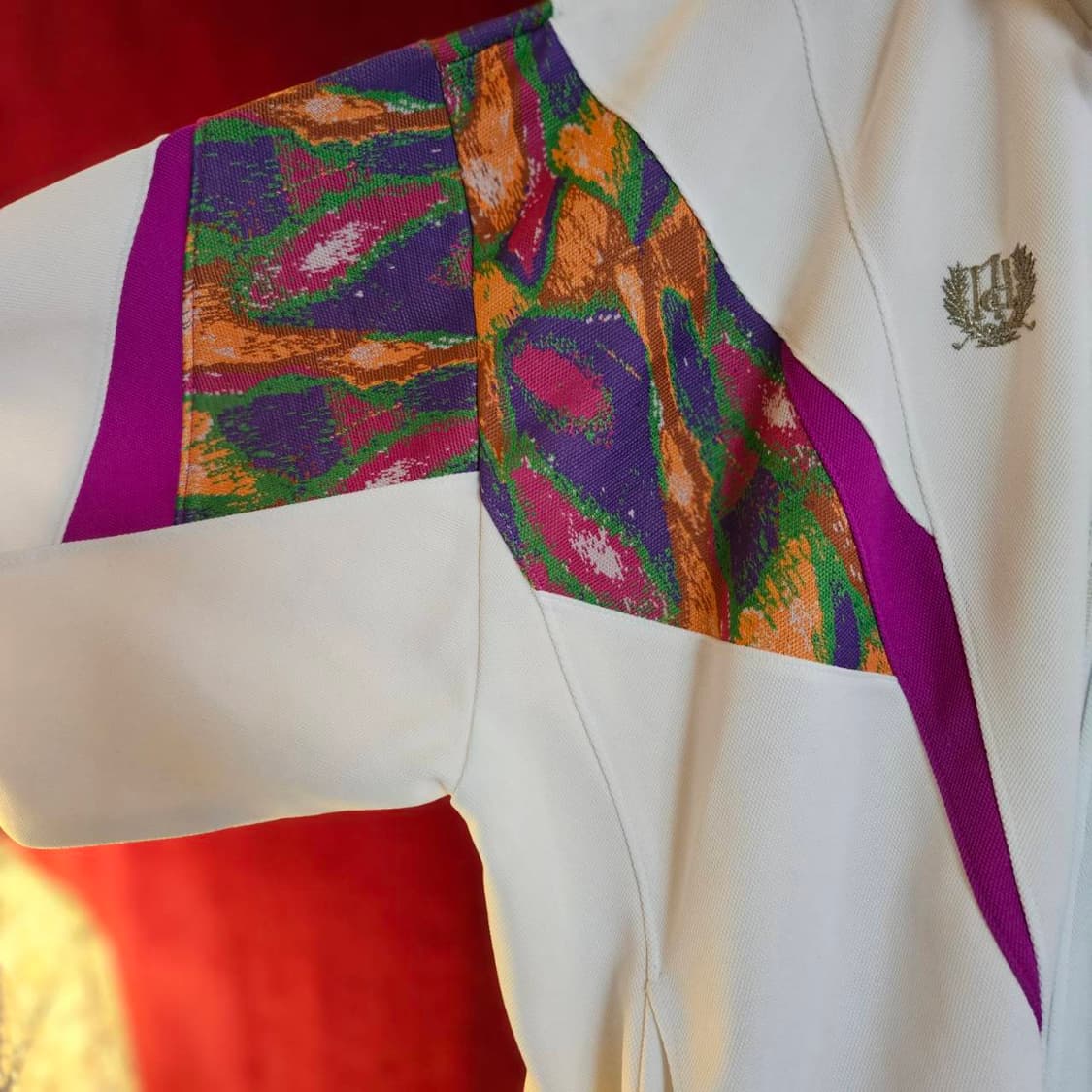 WIMBLEDON 90's 테니스 화이트 저지 105size 상품이미지3