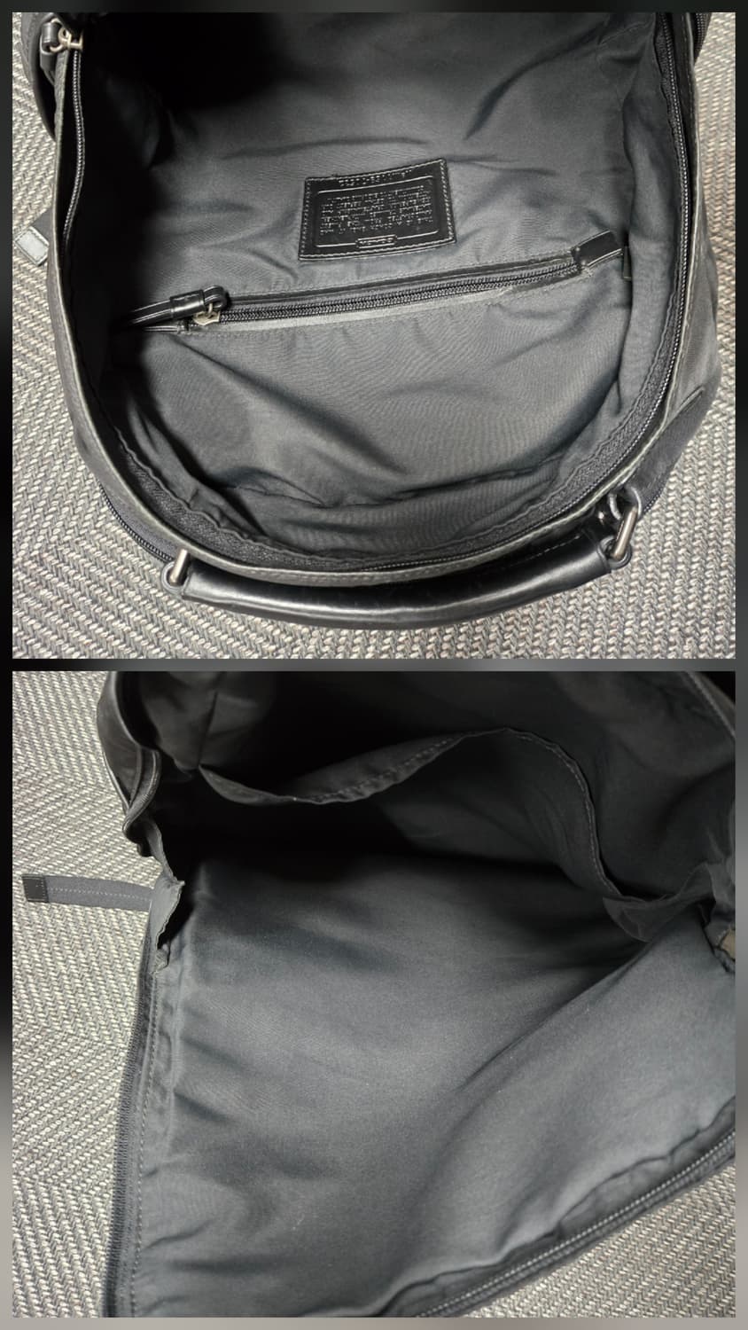 코치 블랙 백팩 공용 백팩 가방 상품이미지4