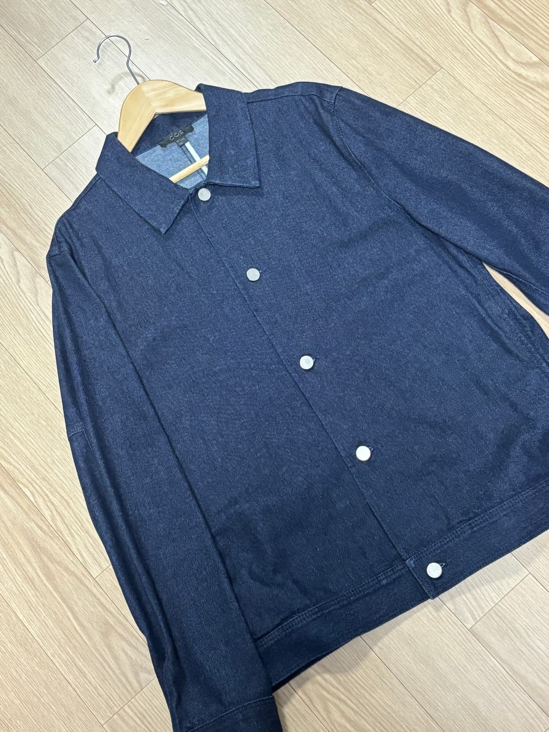 코스 오가닉 코튼 데님자켓 상품이미지1