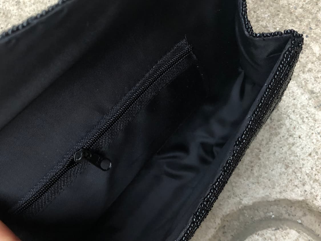 black floral beaded shoulder bag  상품이미지3