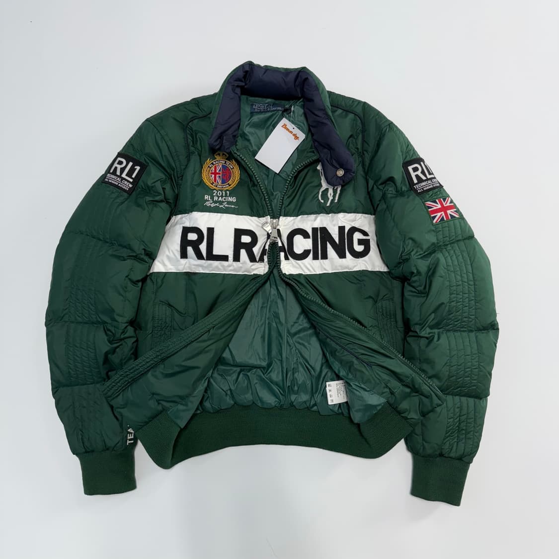 폴로 랄프로렌 빅포니 레이싱 투웨이 패딩  상품이미지2