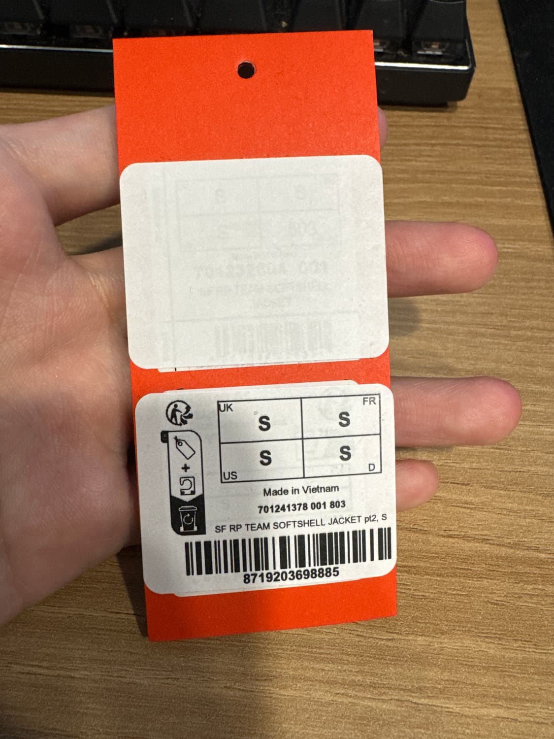 2025 f1 스쿠데리아 페라리 팀 소프트쉘 자켓 상품이미지2