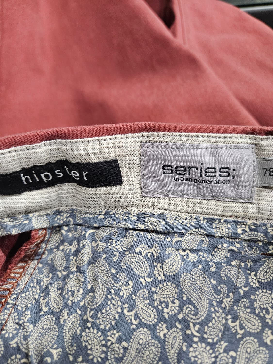 시리즈 다크레드 남성 허리 30 면바지  상품이미지3