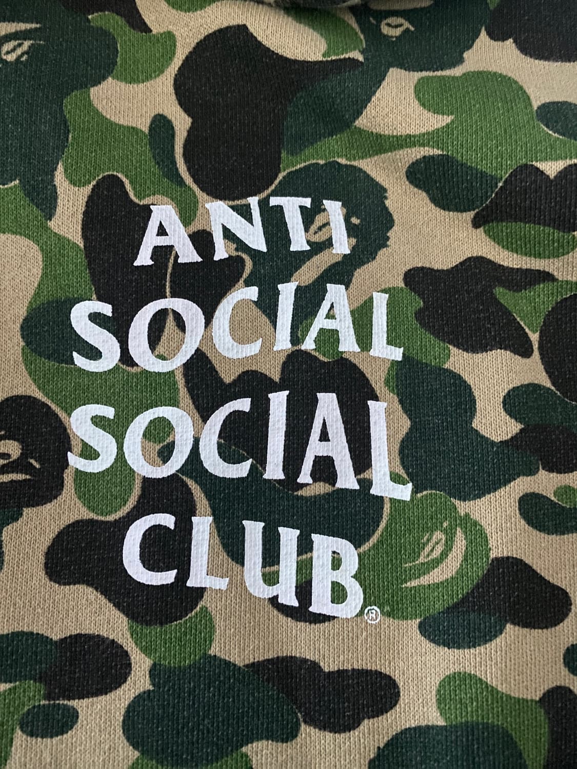 베이프 x 안티소셜소셜클럽 후드티 상품이미지4