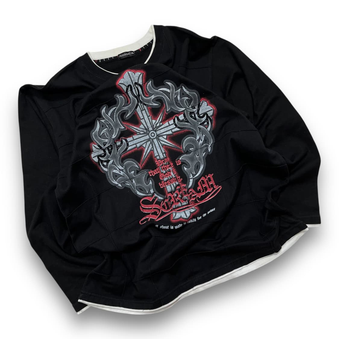 FREEBEAT Punk Cross dark long sleeve 상품이미지1