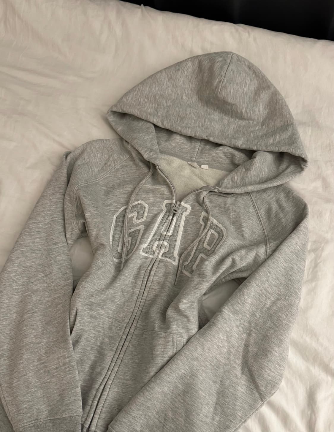 갭 그레이 아방핏 후드집업 상품이미지1