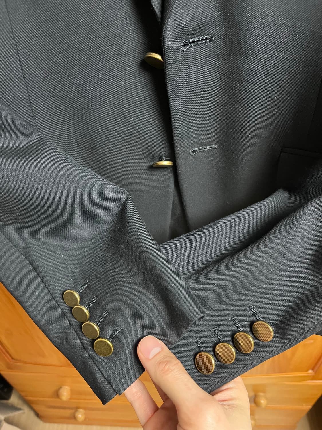 생로랑 16시즌 금장 블레이저 상품이미지2