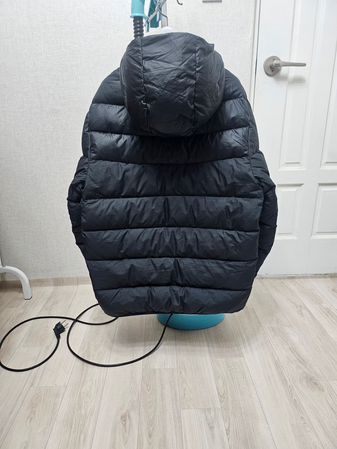 (105)XL ☆초대장급☆ 나이키 다운필 윈드러너 [블랙] 덕다운패딩 상품이미지6