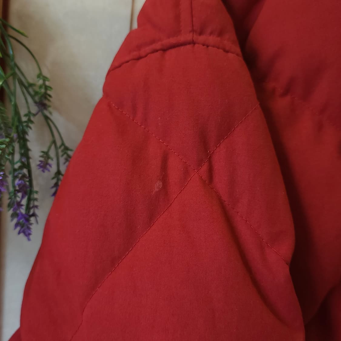 90s 폴로 컨트리 다이아몬드 퀼티드 푸퍼 다운점퍼 봄버 자켓 XL 상품이미지5