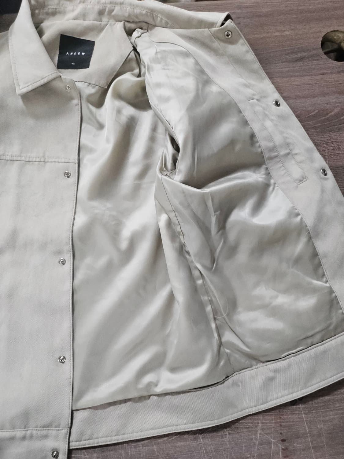 ANDEW  앤듀 베이지 면 자켓  100 상품이미지3