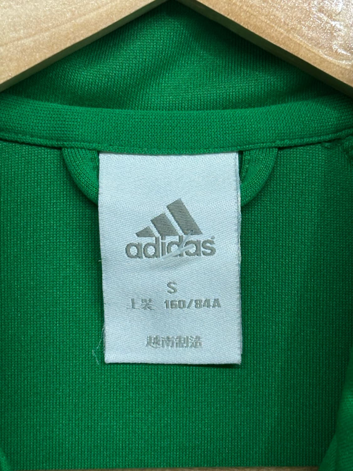 [S] 아디다스 그린 컬러 로고 집업 트랙탑 상품이미지4