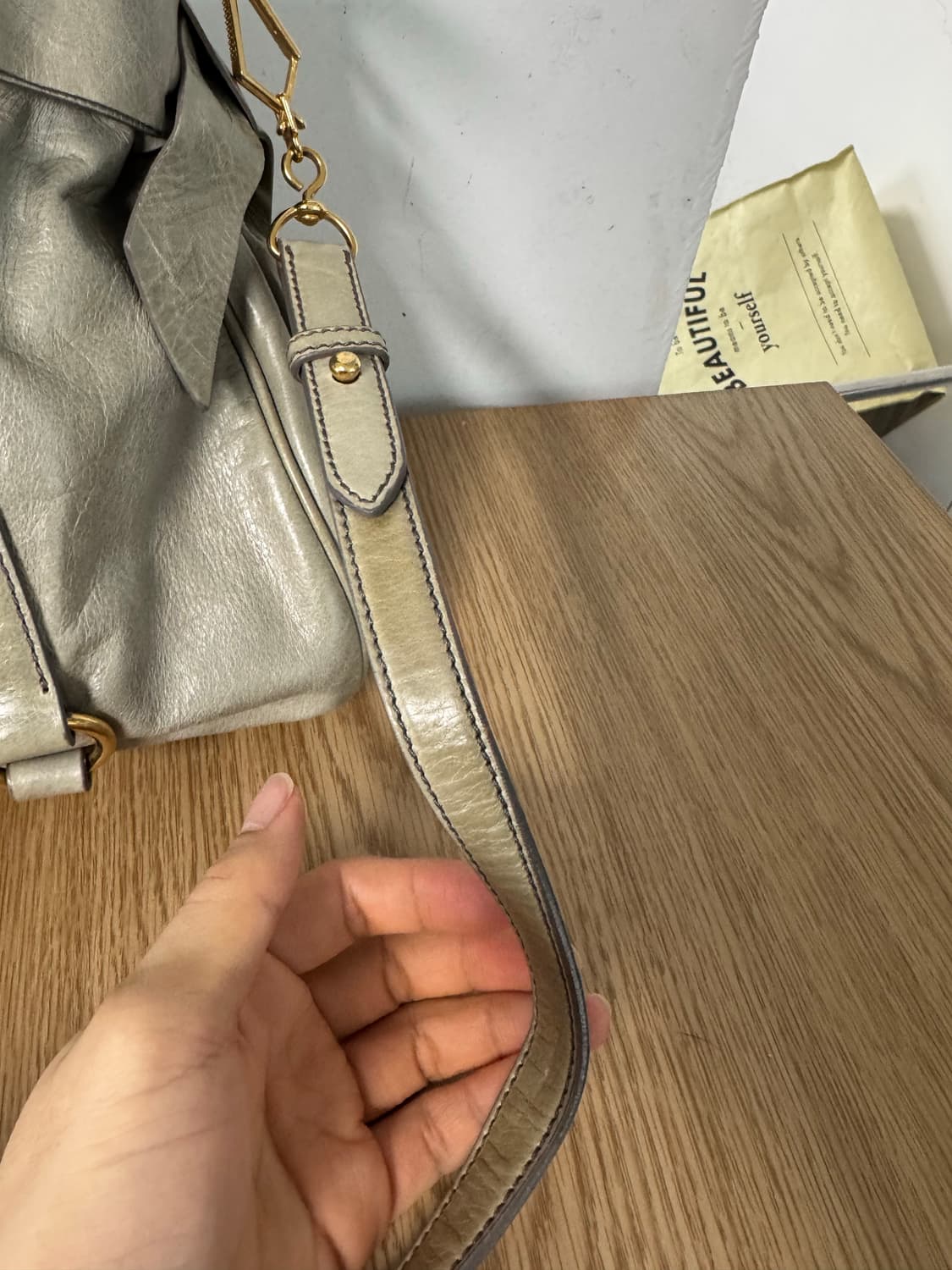 미우미우 보우 사첼 투웨이(정품) 상품이미지6