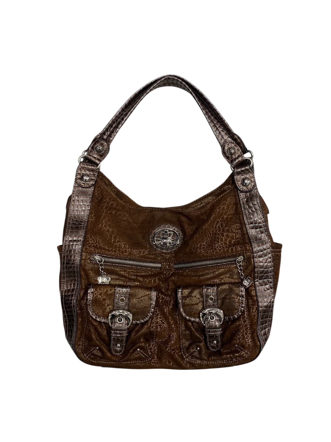 kathy y2k 크라운 브라운숄더 상품이미지1