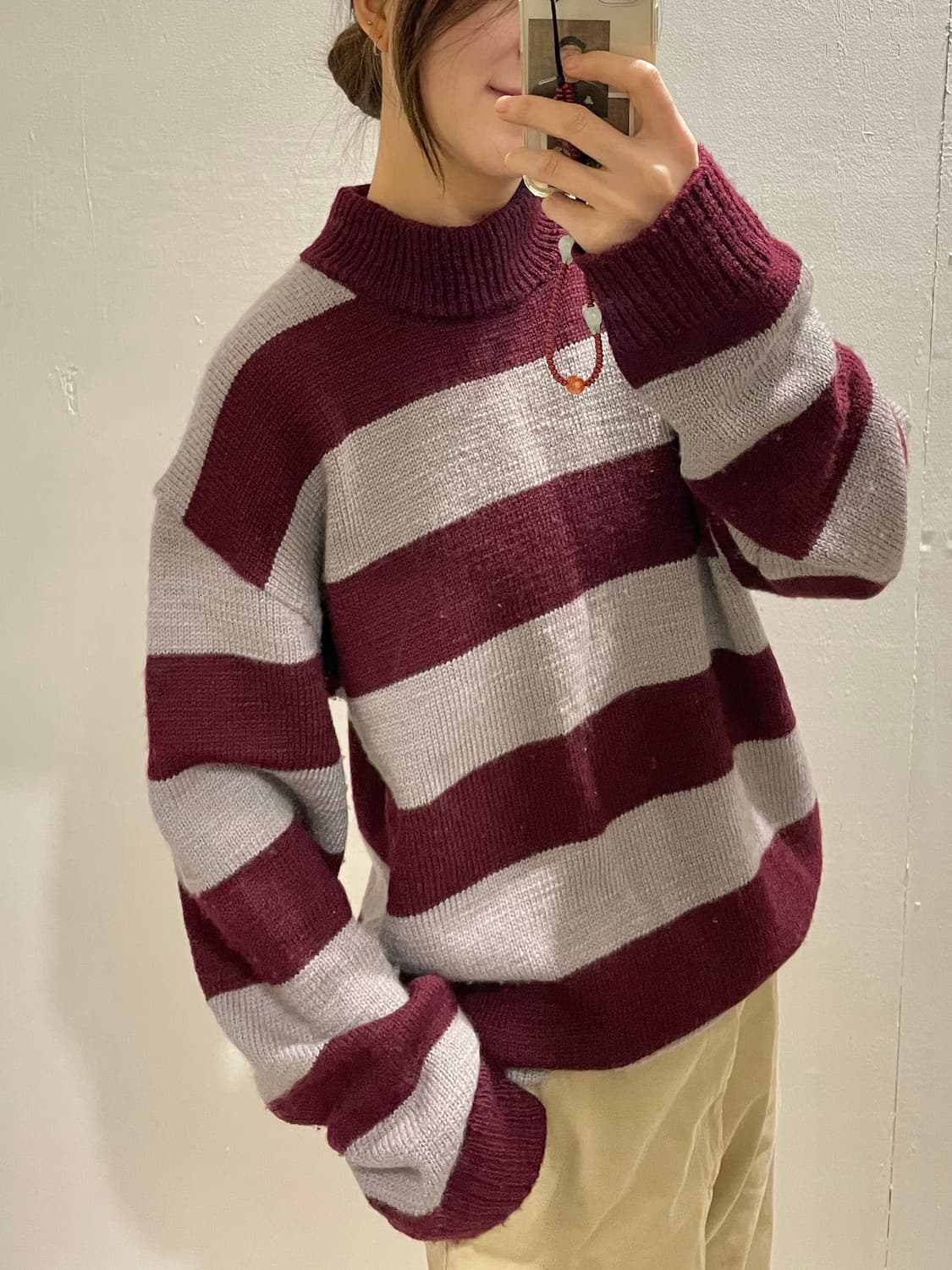 NEEDLES stripe knit 상품이미지2