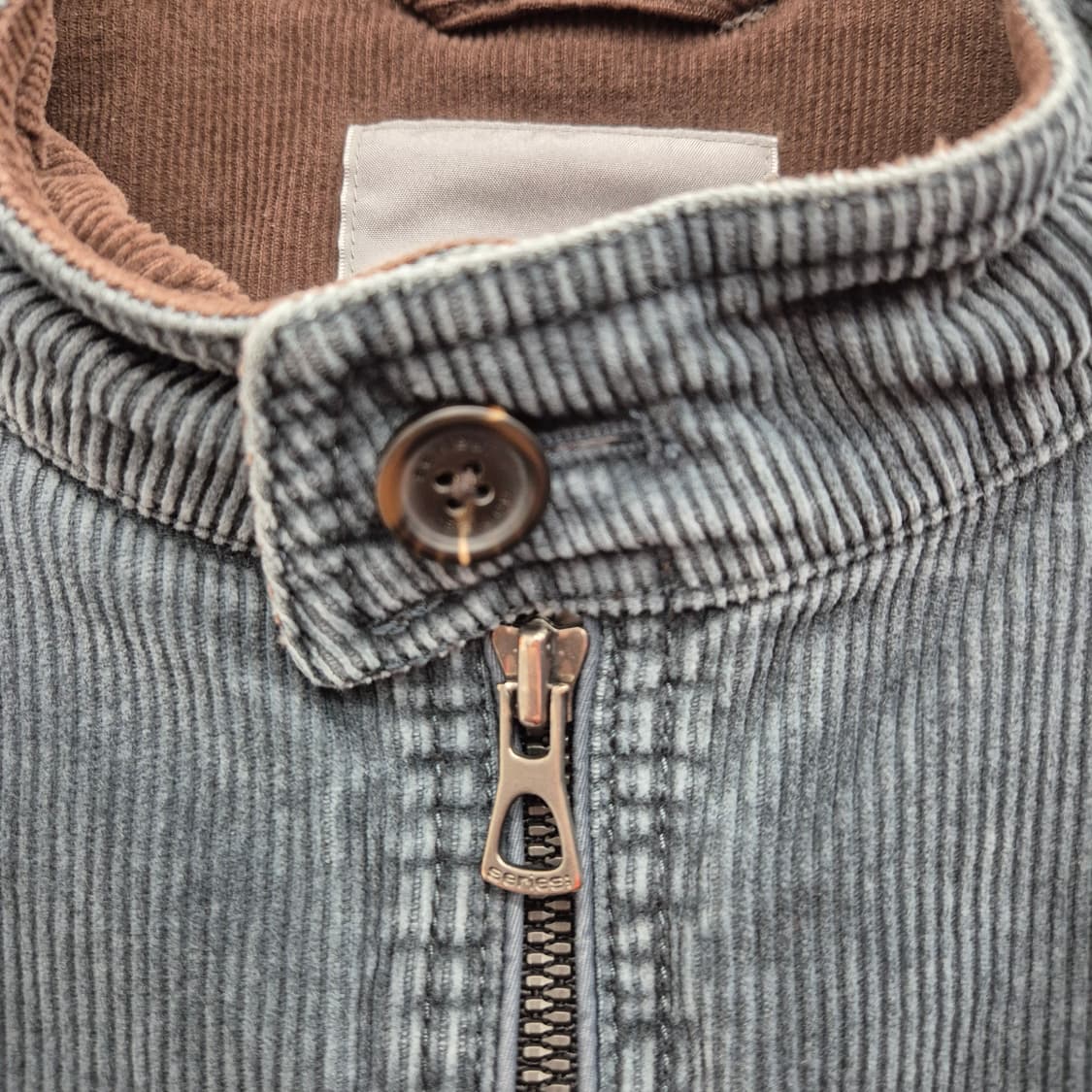 시리즈 피그코팅 코듀로이 스탠드칼라 집업 점퍼 100 상품이미지4