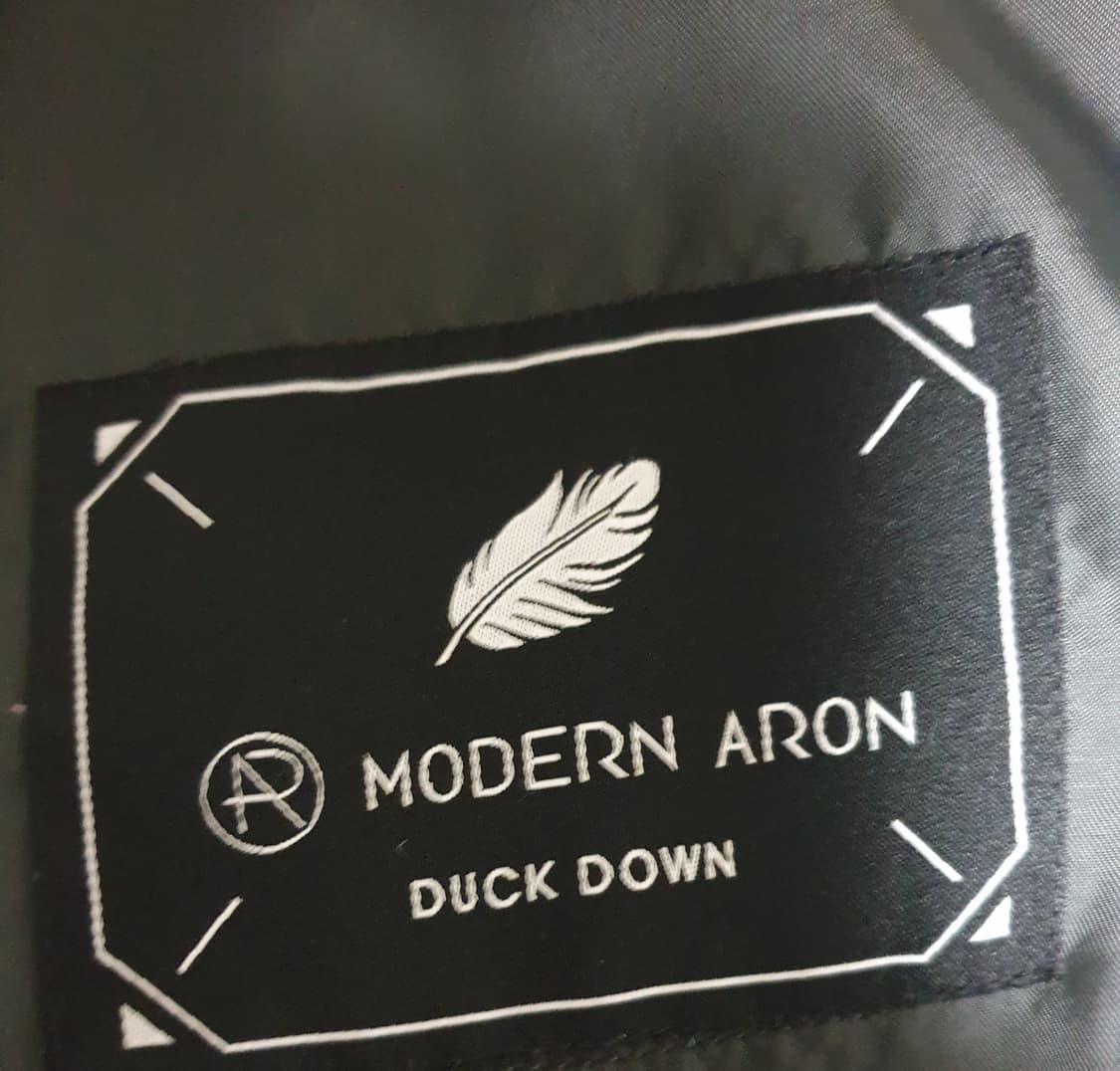 모던아론 덕다운100% 푸퍼 패딩 올리브 (XXL) 상품이미지3