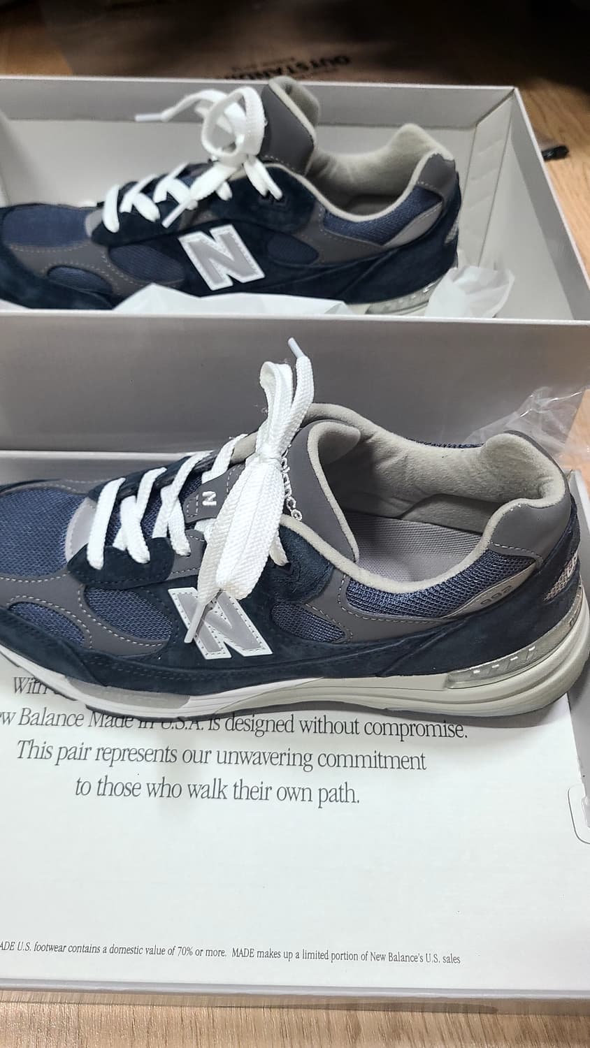 뉴발란스 992 네이비 275 상품이미지1