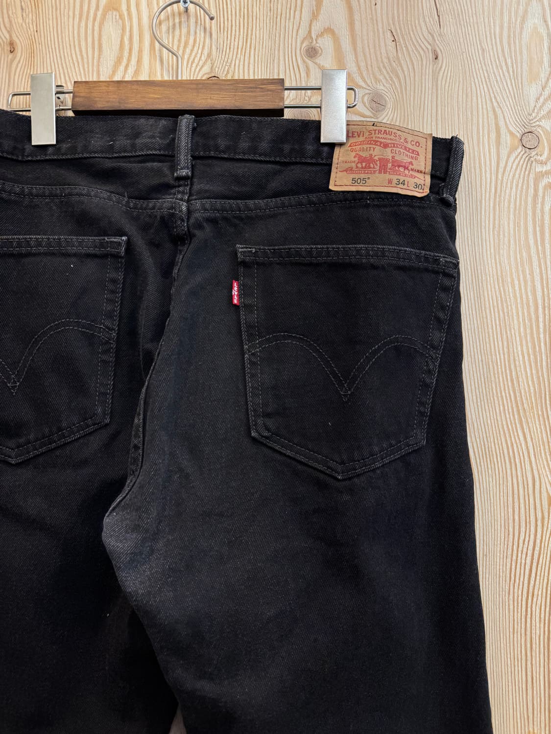 리바이스 505 흑청 팬츠 상품이미지4