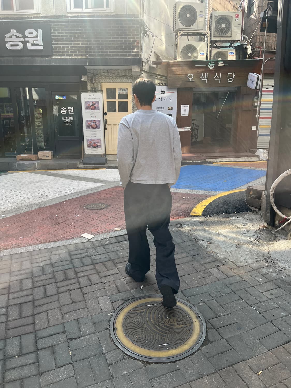 44) 익스클루시브 나빈 트라우저 charcoal grey 차콜 그레이 상품이미지3