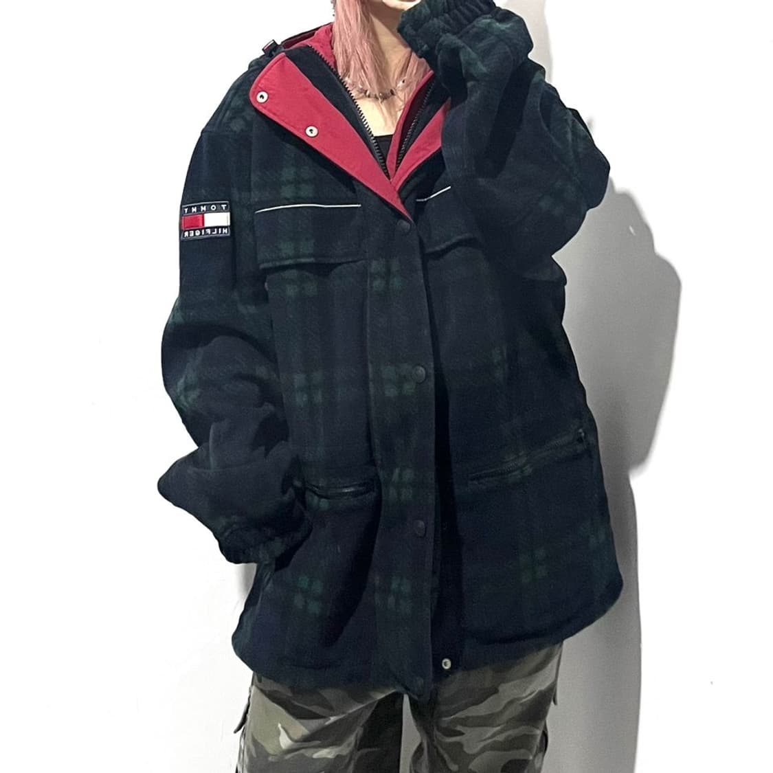타미힐피거 블랙와치 올드스쿨 자켓 상품이미지1