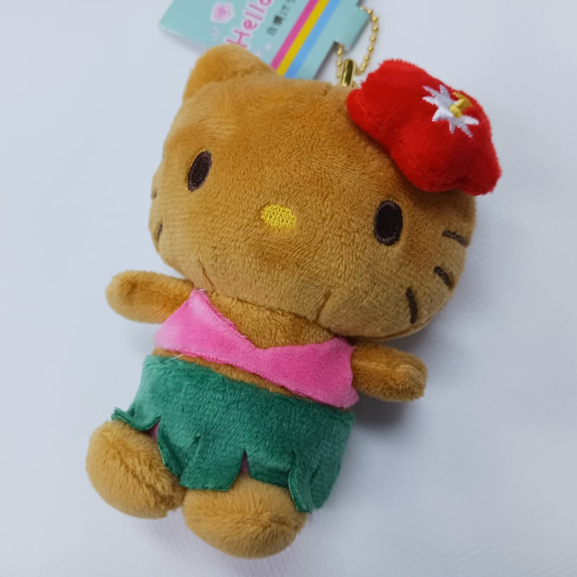 산리오 헬로 키티 키링 태닝키티 볼체인 마스코트 히비스커스 상품이미지2