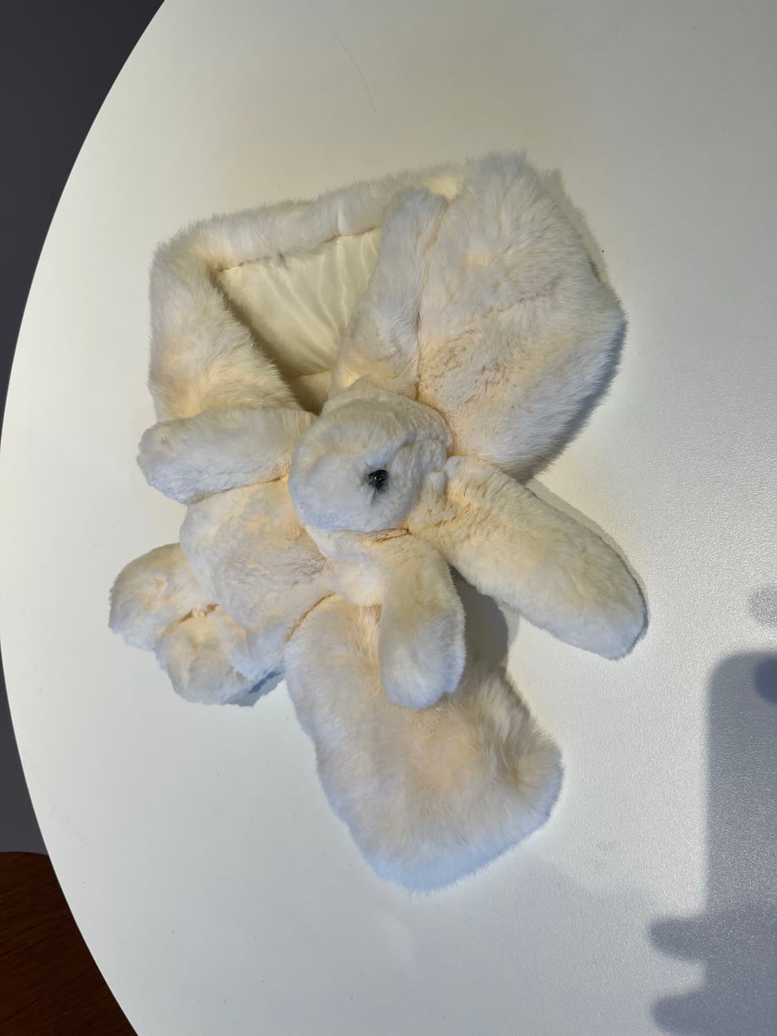 100% 토끼털 토끼 머플러 상품이미지3