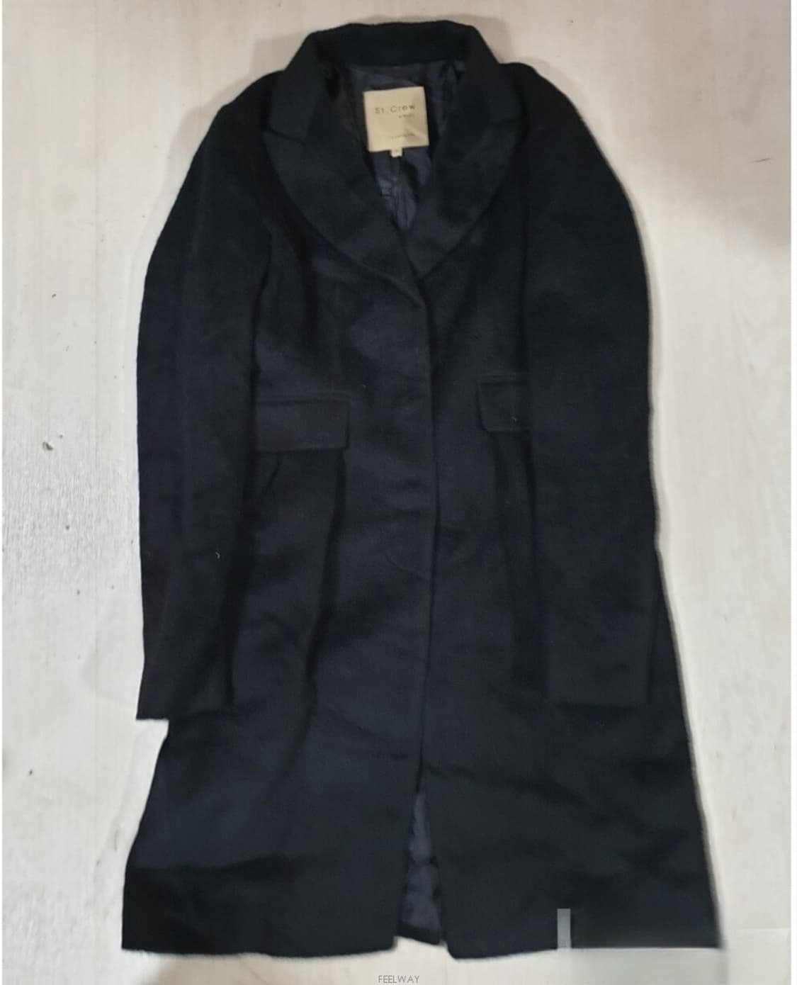 캐주얼 브랜드 St.Crew By Marks 정품 단아한 디자인의 모직코 상품이미지1