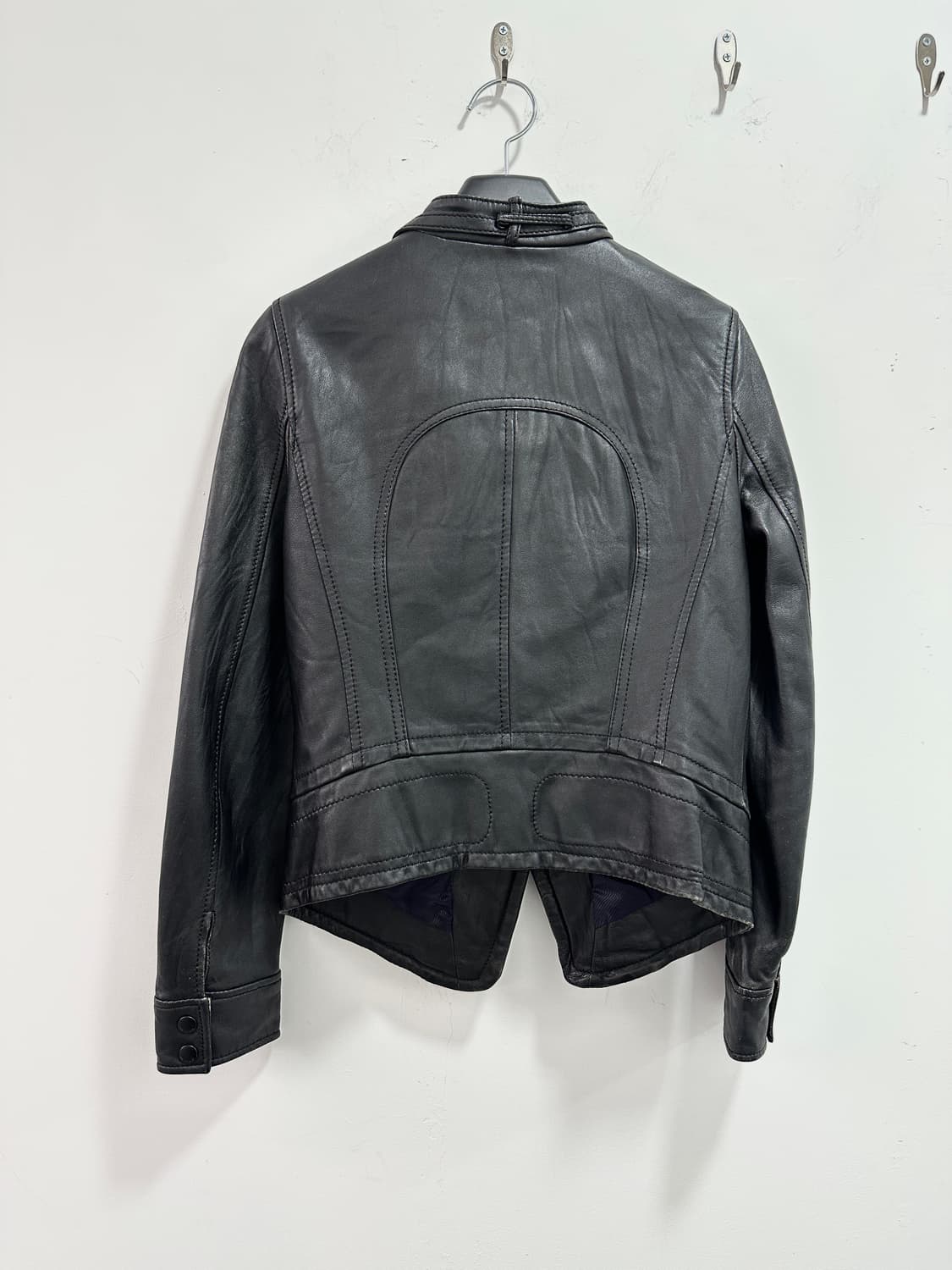 Asymmetric Lamb skin leather jacket  상품이미지9