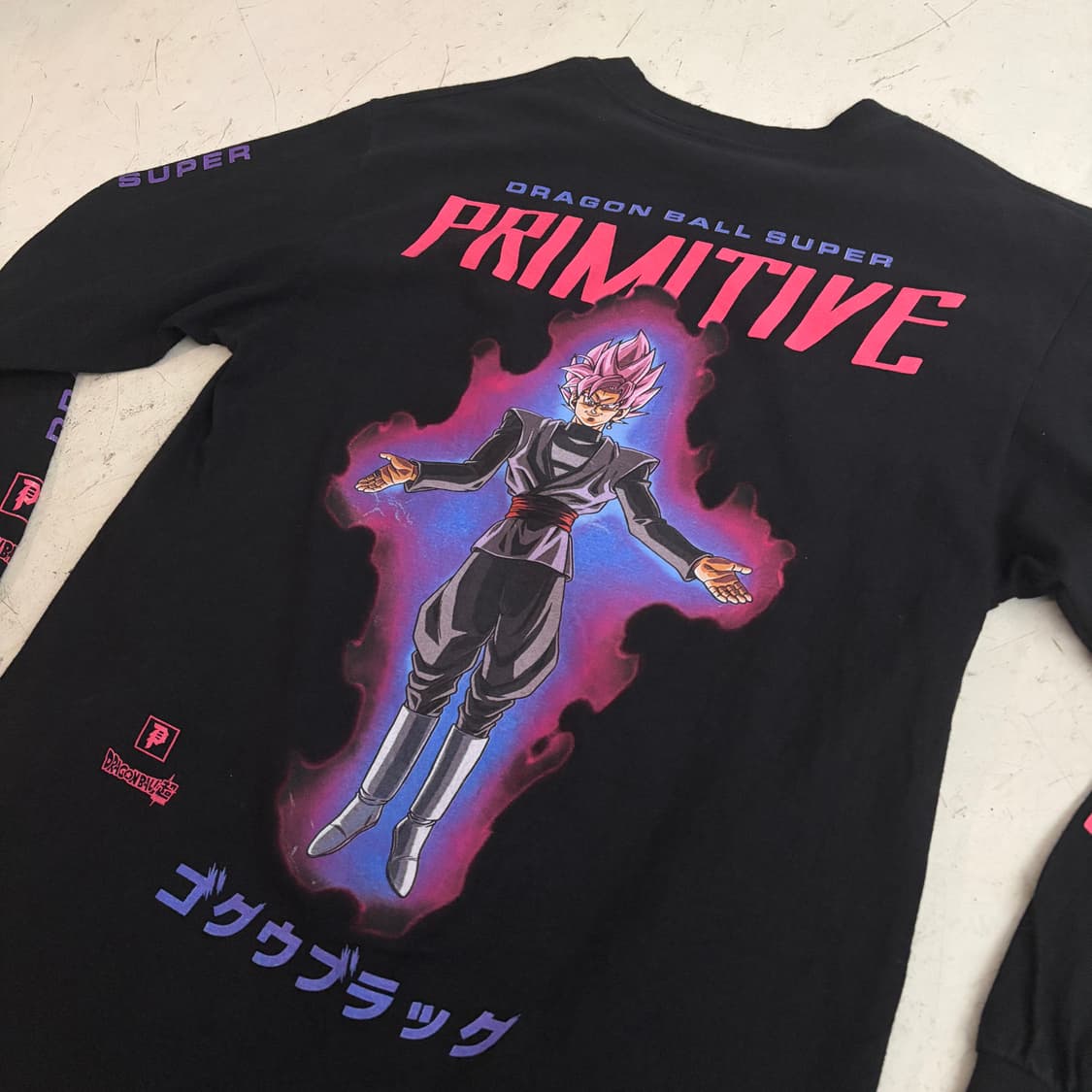 프리미티브x드레곤볼 슈퍼 빈티지 롱슬리브 M 상품이미지6