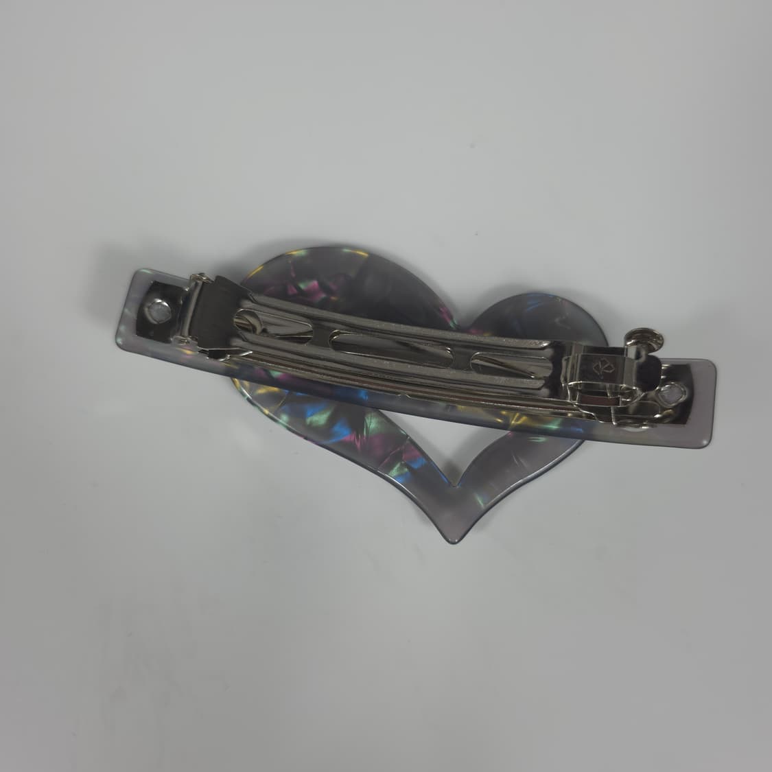 [새상품] 하트 레진 헤어핀 헤어핀 자개 마블 대리석 상품이미지5