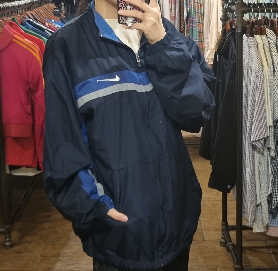 [Hi] nike 나이키 바람막이 네이비/블루 상품이미지3
