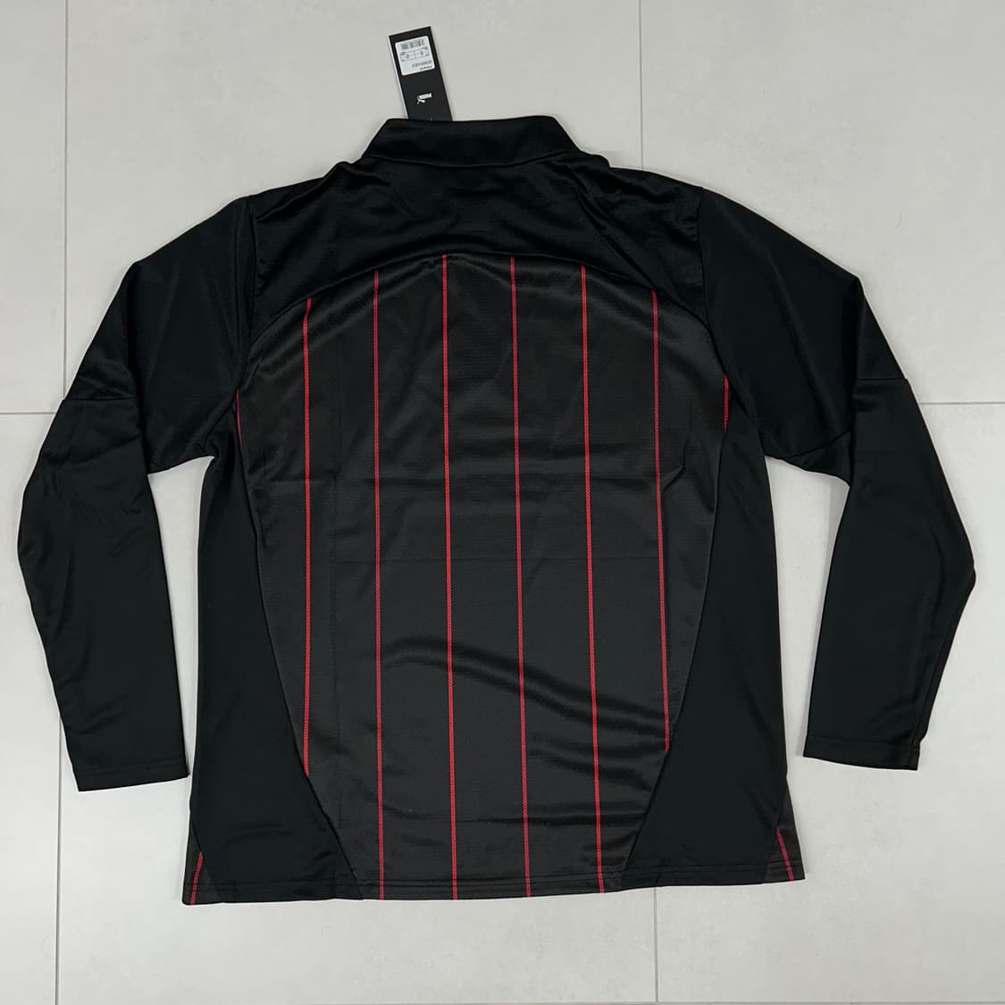 (새상품) AC밀란 프리매치 1/4 집탑 XL 상품이미지4