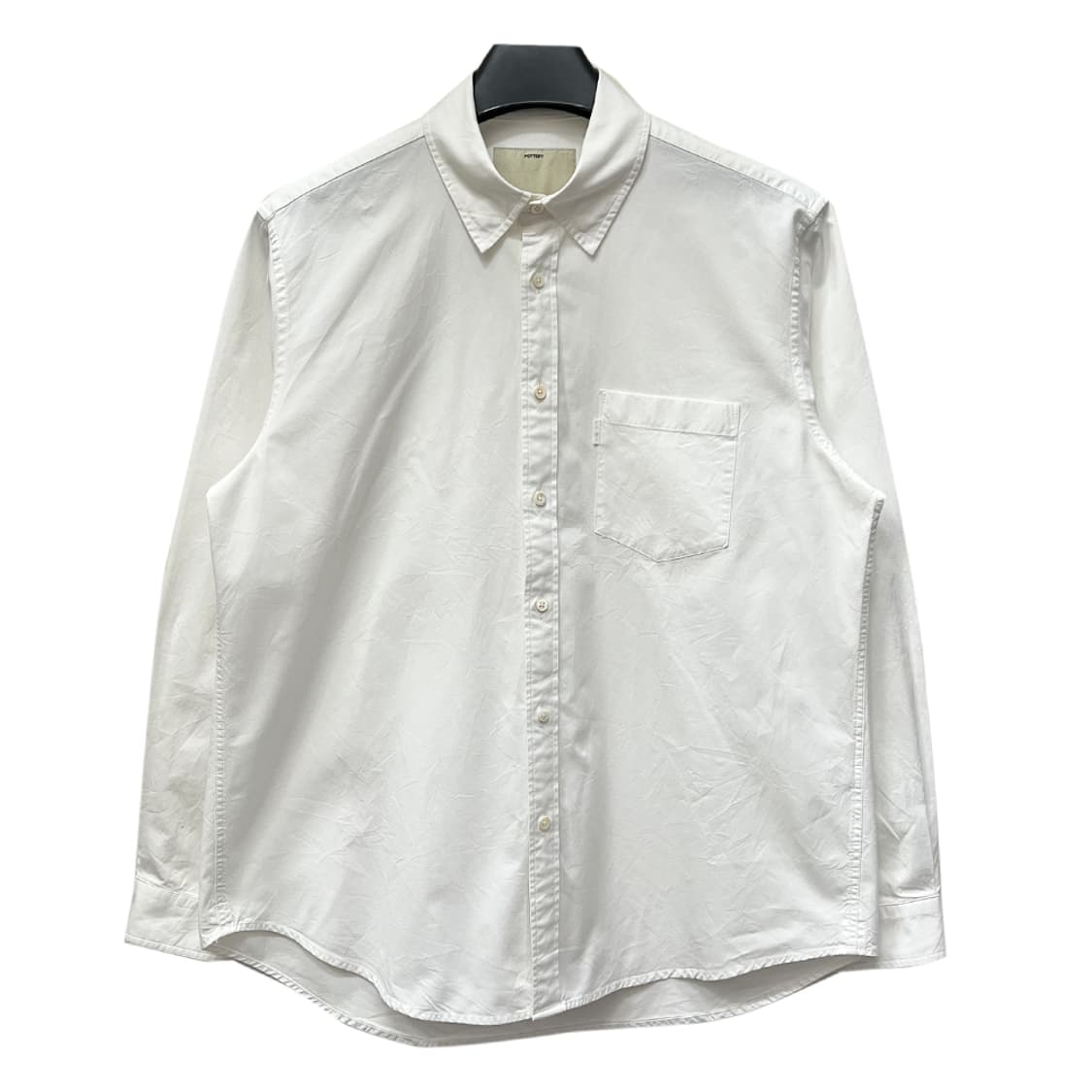 포터리 코튼 타입라이터 컴포트 셔츠 2사이즈 상품이미지1